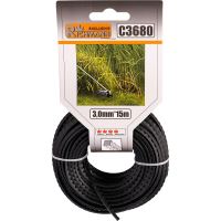 Fir rezerva cositoare, trimmer, cu dinti, 3 mm x 15 m, Richmann Exclusive C3680