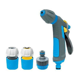 Set de stropit, pistol stropit gradina, cu accesorii, 2 moduri, 1/2", Aquacraft 256636