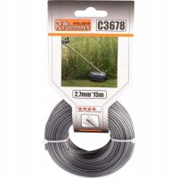 Fir rezerva cositoare, trimmer, DUO, tip stea, 2.7 mm x 15 m, Richmann Exclusive C3678