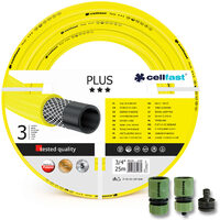 Furtun de gradina, 3 straturi, + cadou 2 cuple, 1 adaptor, 3/4