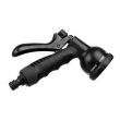 Furtun de gradina, extensibil, cu pistol stropit si husa, latex si cupru, negru, 5-15 m 00014085-IS