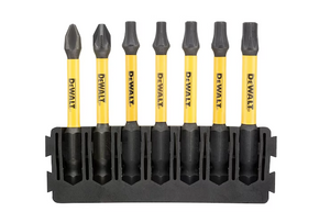 Set 7 biti de impcat PH, PZ, TX, 57MM, Dewalt DT70820