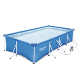 Piscina supraterana cu sistem de filtrare 400cm x 211cm x 81cm Bestway Steel PRO 56424