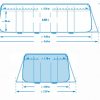 Piscina Intex Prism Frame cu cadru metalic  Sistem de filtrare inclus 400 x 200 x 100cm