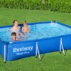 Piscina supraterana cu sistem de filtrare inclus 300cm x 201cm x 66cm Bestway Steel PRO 56411