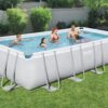 Piscina supraterana cadru metalic cu sistem de filtrare cu nisip 549 cm x 274 cm x 122 BESTWAY 56466