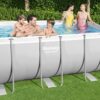 Piscina supraterana Filtrare cu nisip cuartos 412 cm x 201 cm x 122 cm 56457