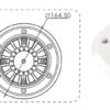 ABS pardoseala piscine cu liner (duza refulare) Emaux EM2863