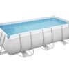 Piscina supraterana Filtrare cu nisip cuartos 404 cm x 201 cm x 100cm Bestway Power Steel