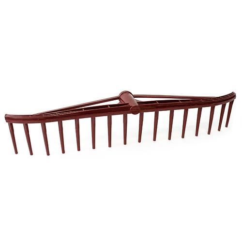 Grebla pentru frunze fara coada, PVC, 16 dinti, Strend Pro 211463