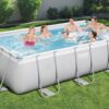 Piscina supraterana Filtrare cu nisip cuartos 404 cm x 201 cm x 100cm Bestway Power Steel