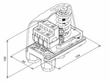 Presostat pentru hidrofor 3-12 bar, Italtecnica PM12