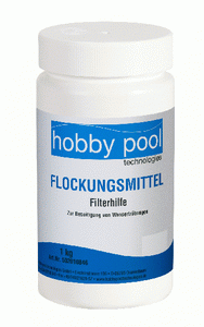 Floculant piscine 1kg Hobby Pool